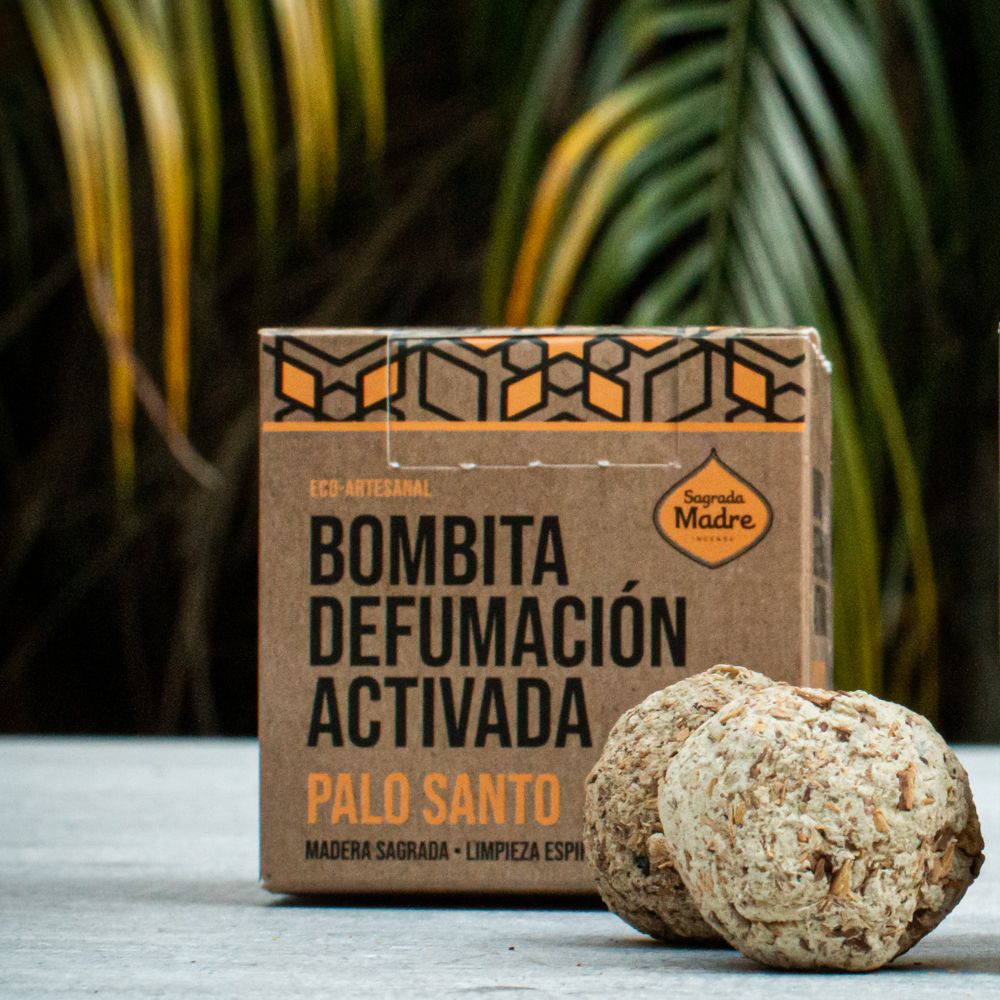 Bombita Defumación Activada Palo Santo X8