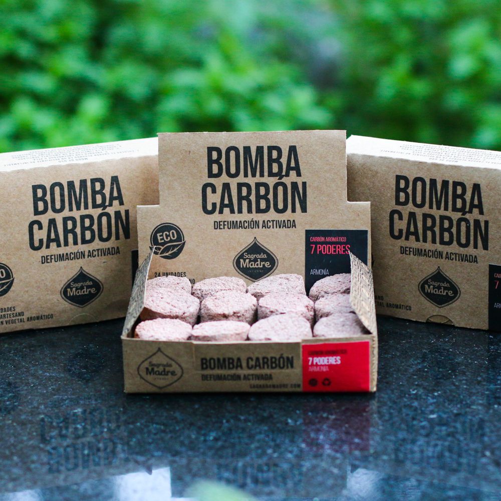 Bomba Carbón de Defumación Activada 7 Poderes X24