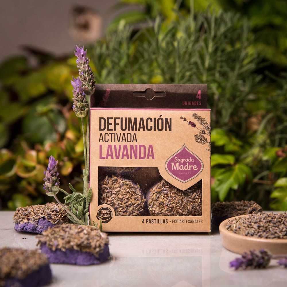 Pastilla de Defumación Activada con lavanda
