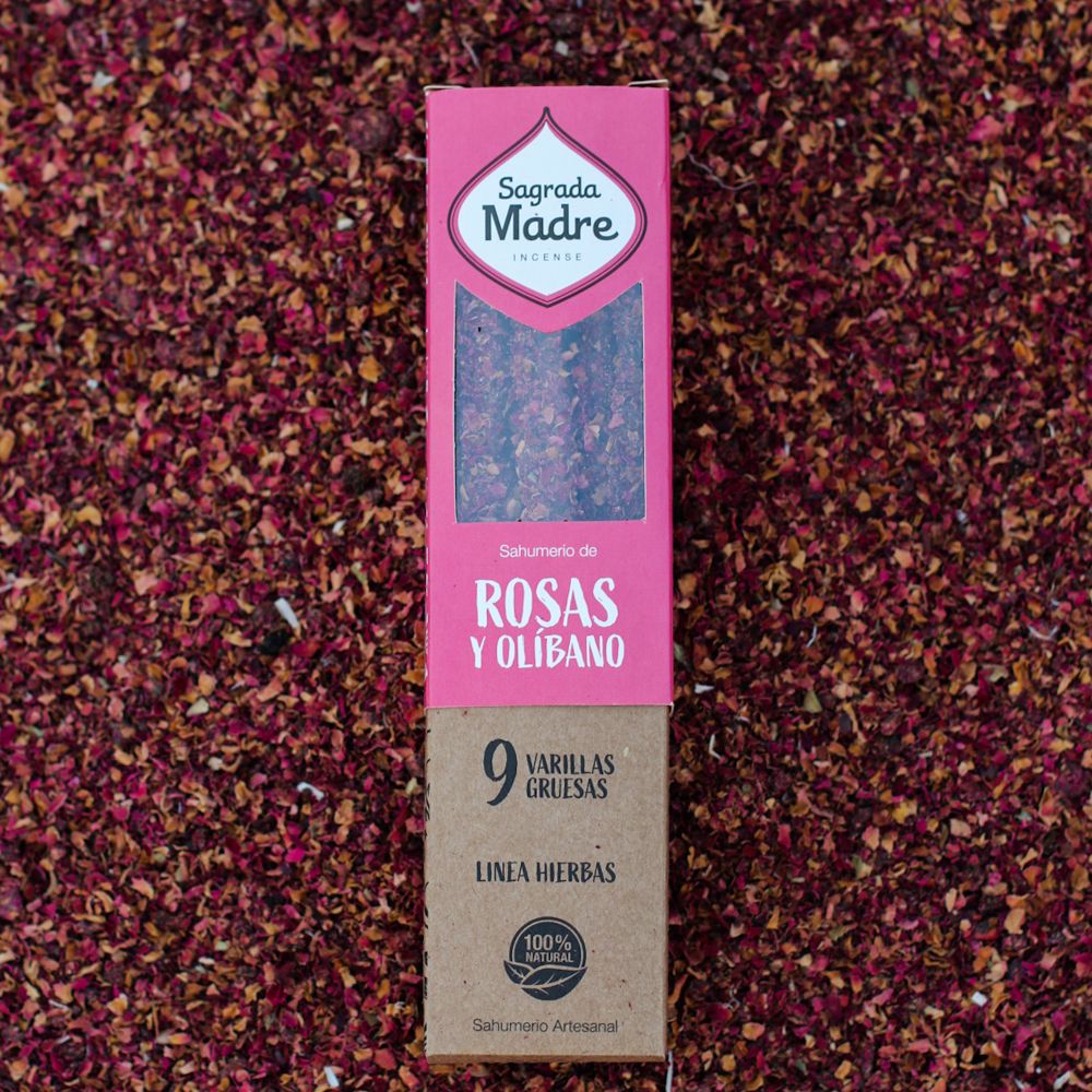 Incienso de Olibano y Rosas