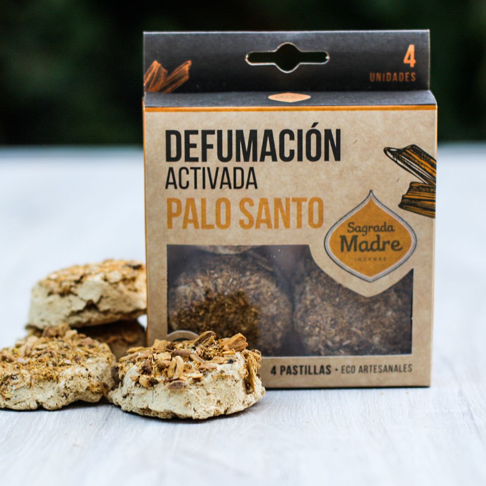Pastilla de Defumación Activada de Palo Santo