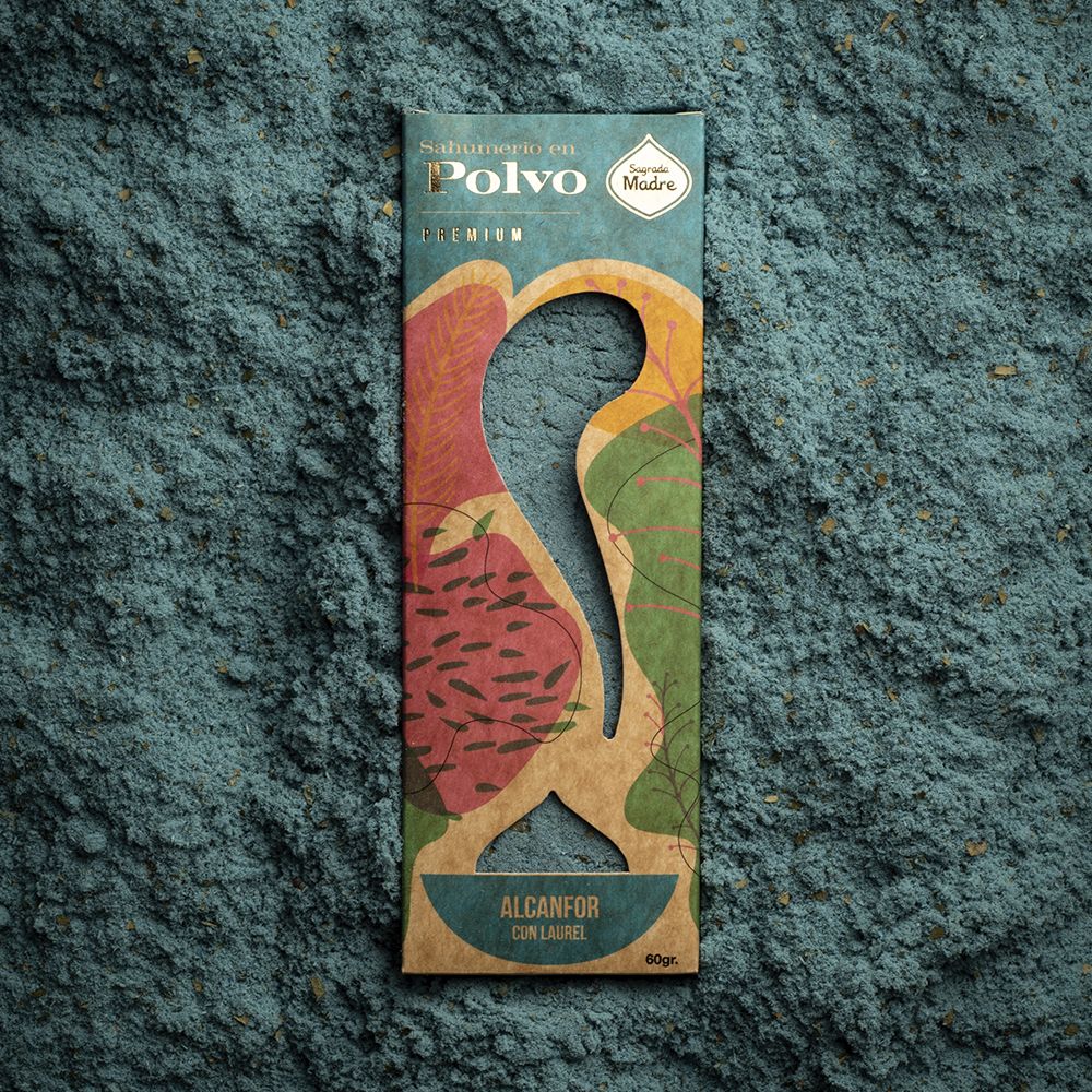 Incenso in polvere di canfora con alloro