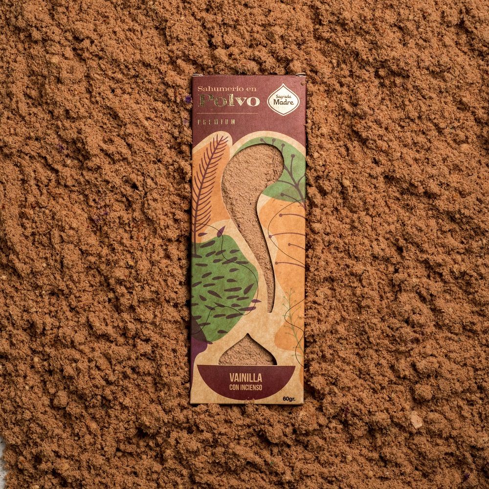 Incenso in polvere alla vaniglia con incenso