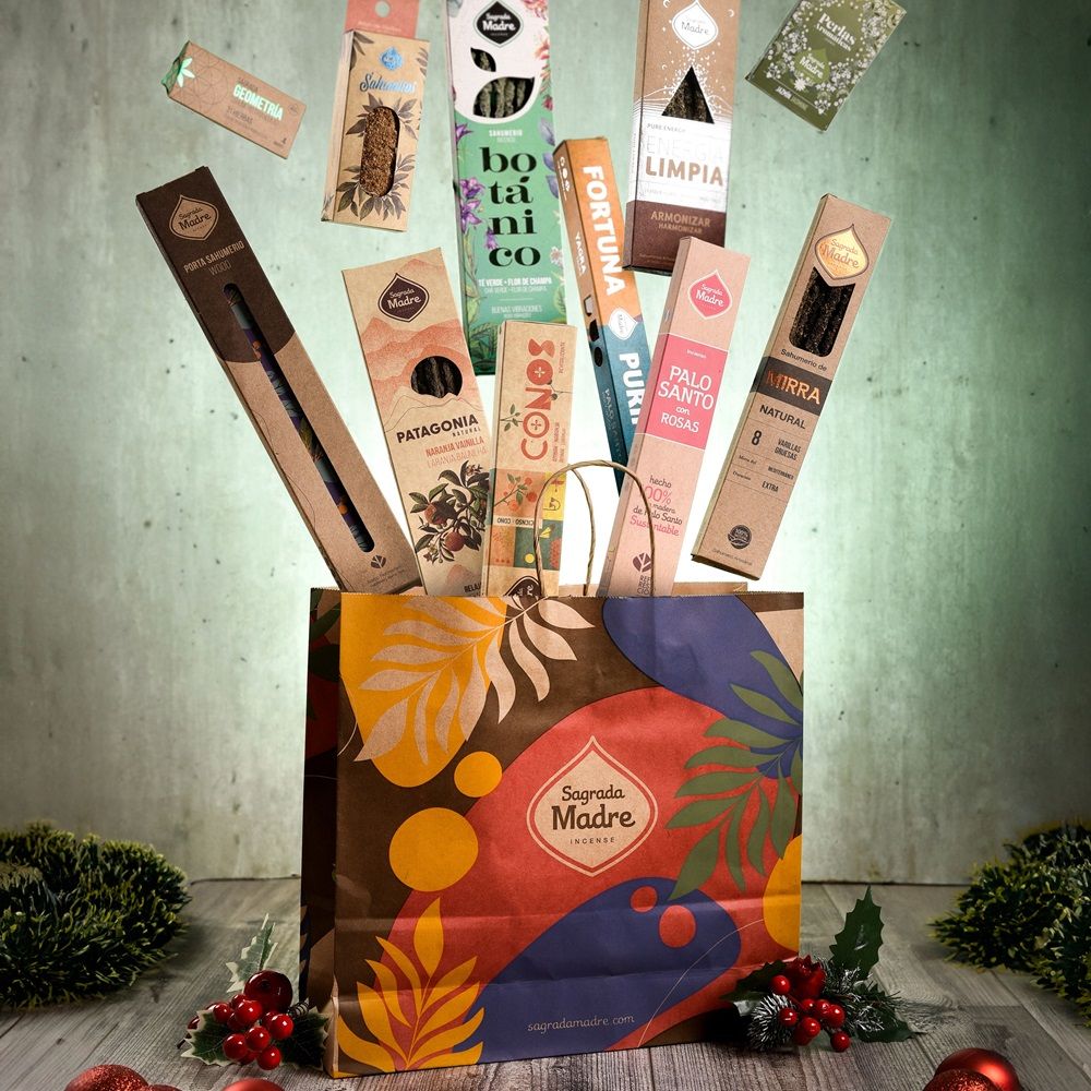 Bolsa Kraft Regalo Color X 10 Unidades 38X10X32 Cm.