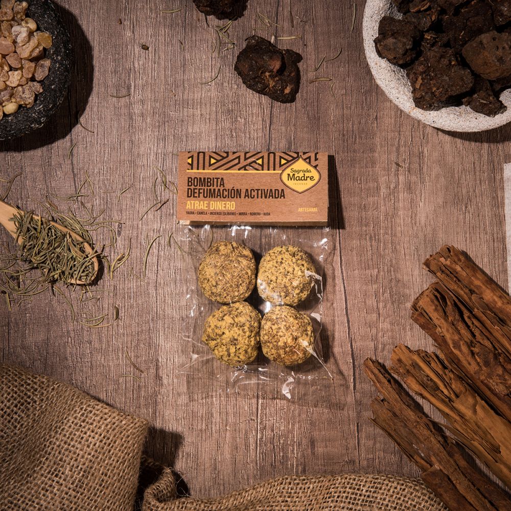 Bombita atrae dinero x4 bolsita