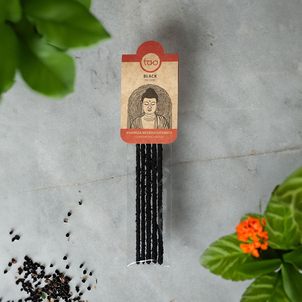 INCIENSO LINEA TAO BLACK VAINILLA (ENERGIA RECONFORTANTE)