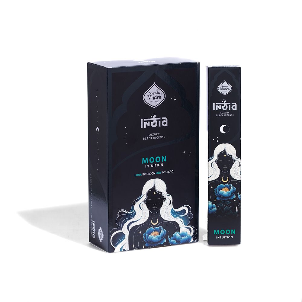India Nero LUNA: Scatola Intuizione x 12
