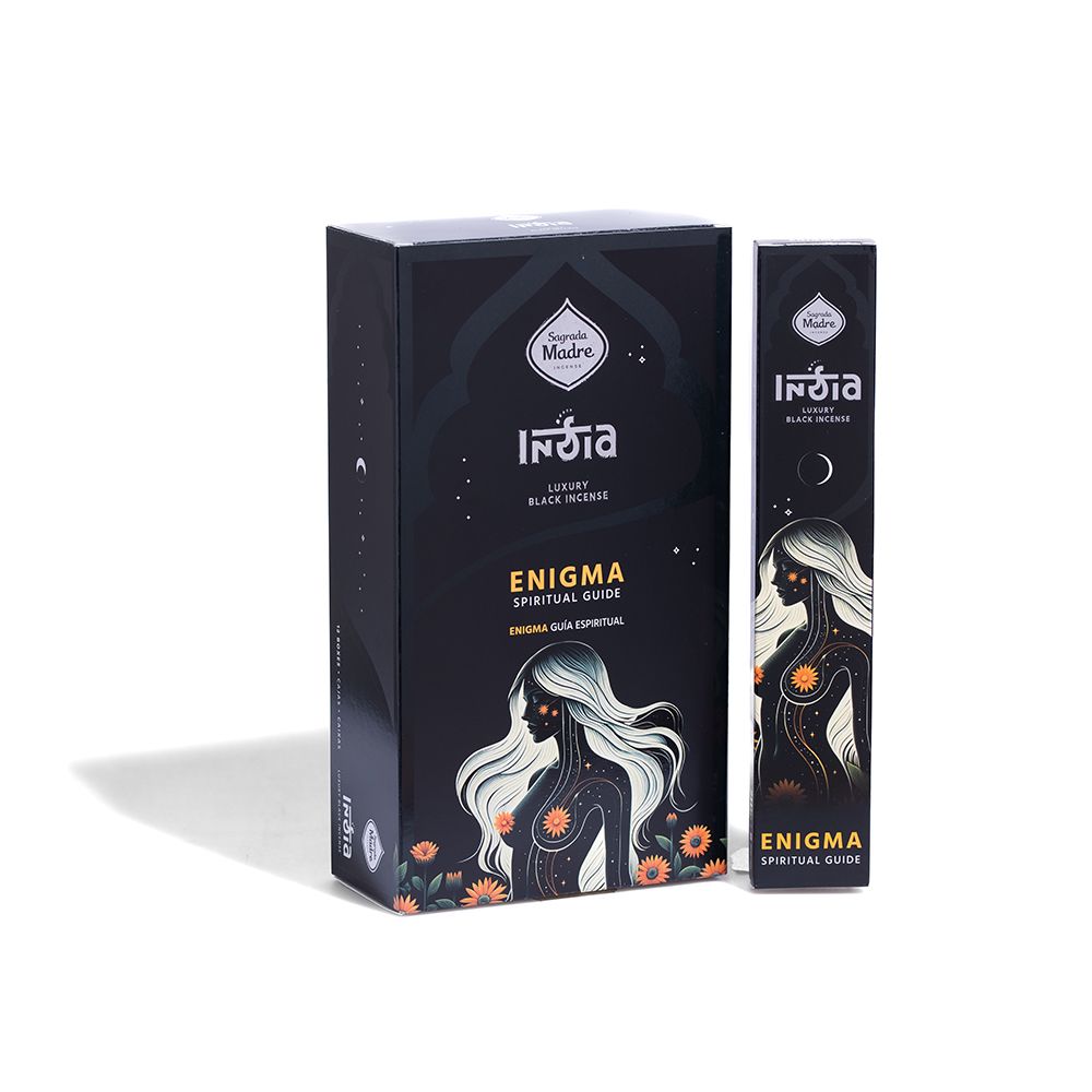 India Black ENIGMA : guide spirituel Coffret x 12