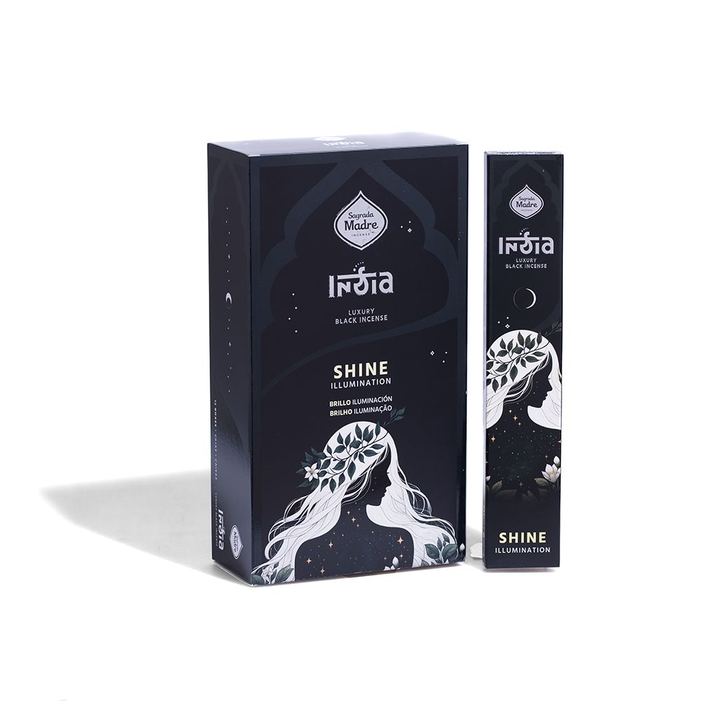 India Black SHINE: lighting Box x 12