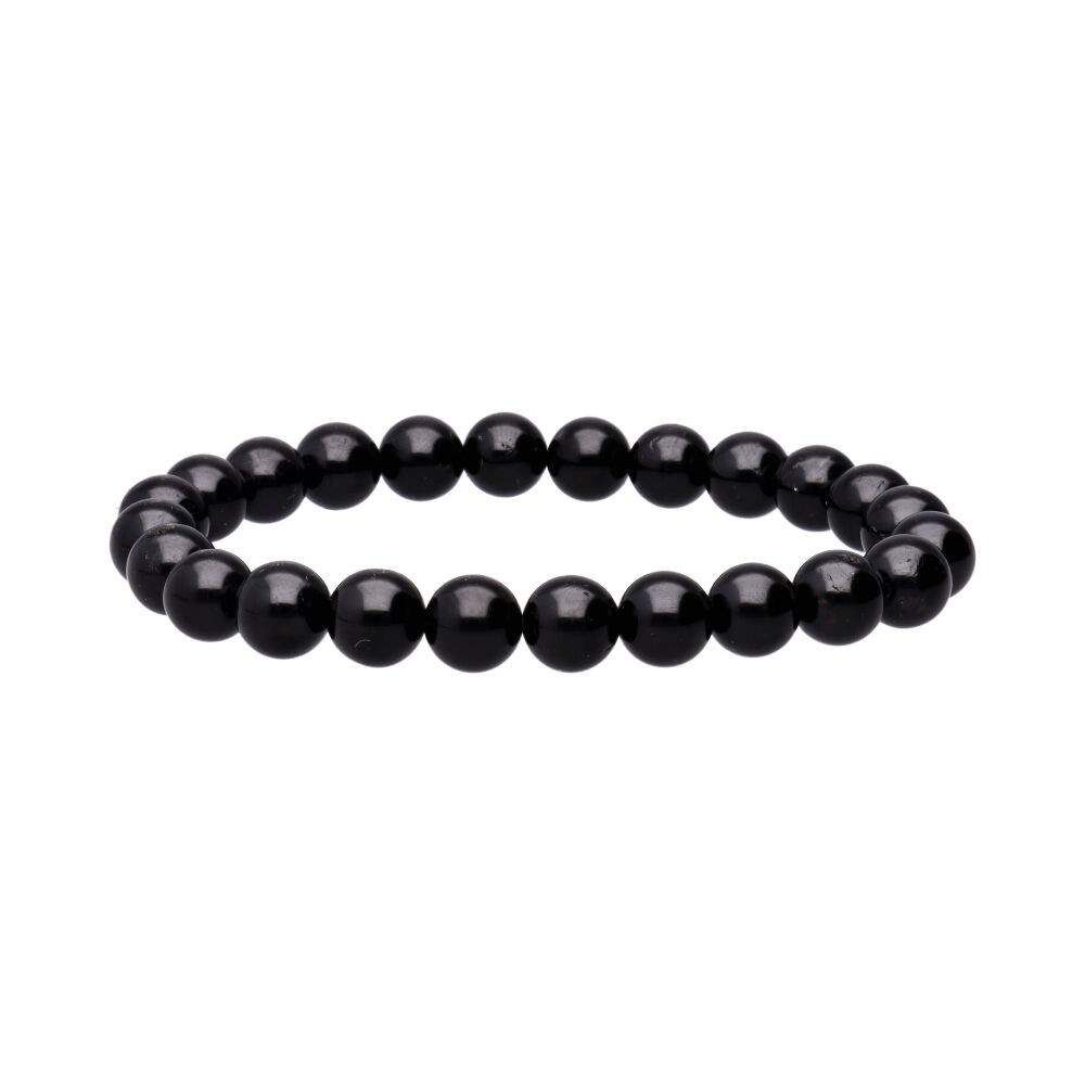 Pulsera de Turmalina Negra 8mm