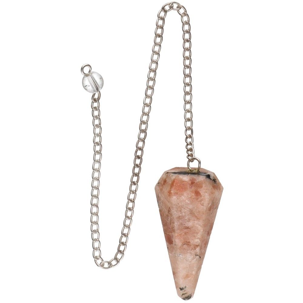 Péndulo Facetado de Piedra Sol