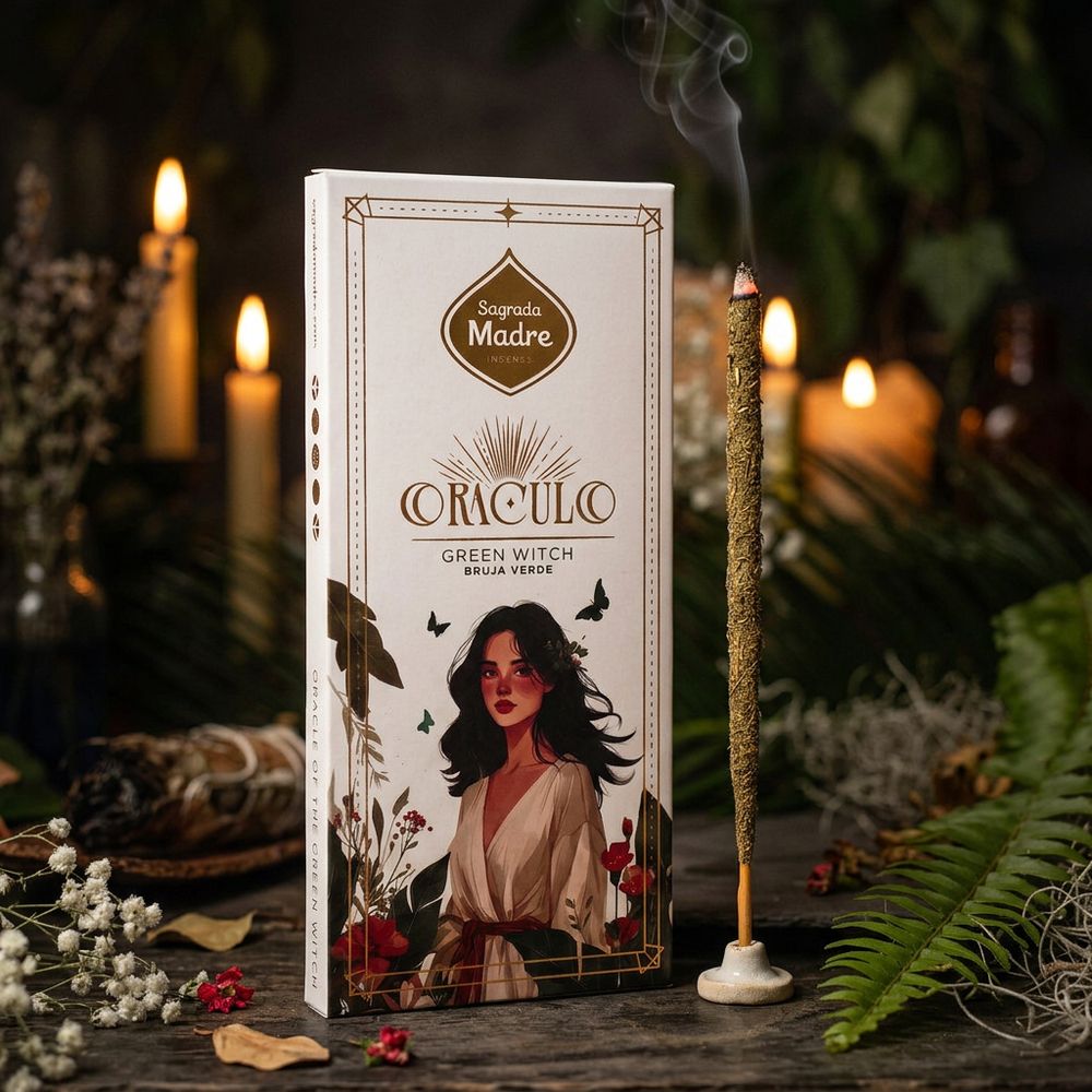 ORACULO INCENSE  GREEN WITCH - Lilies and White Tea